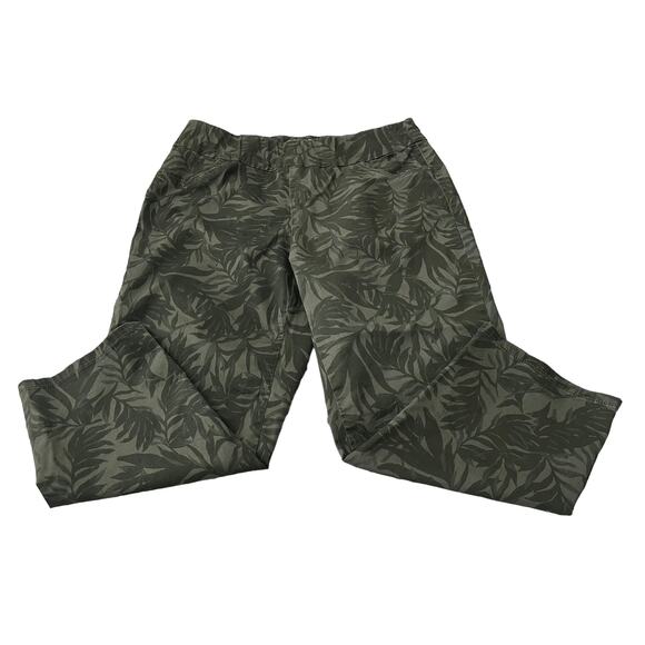 STYLE & CO. HIGH-RISE  PULL-ON, CAMO CARGO PANTS, WOMENS, 12, CAMOUFLAGE GREEN - Picture 7 of 12
